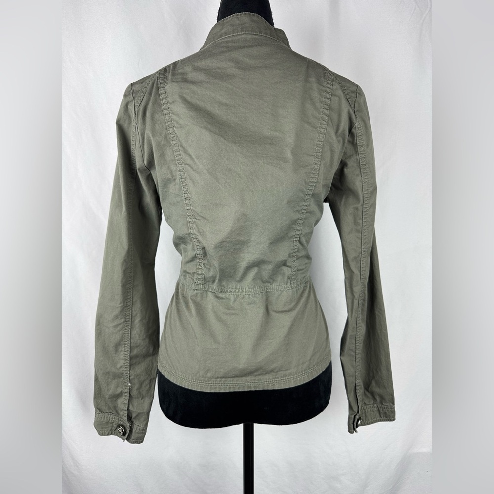 Maurices Olive Green Utility Military-Style Jacket - Picture 4 of 6